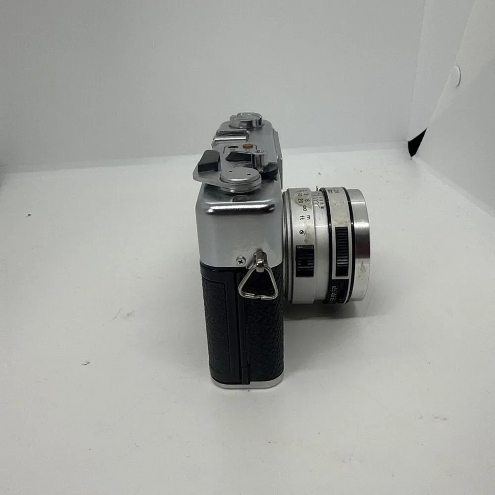 Yashica MG-1 35mm Rangefinder Camera w/ Yashinon 45mm f/2.8 Lens + Case Tested